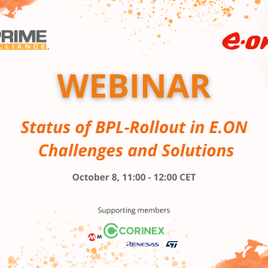 08/10 – PRIME WEBINAR | Status of BPL-Rollout in E.ON: Challenges and Solutions