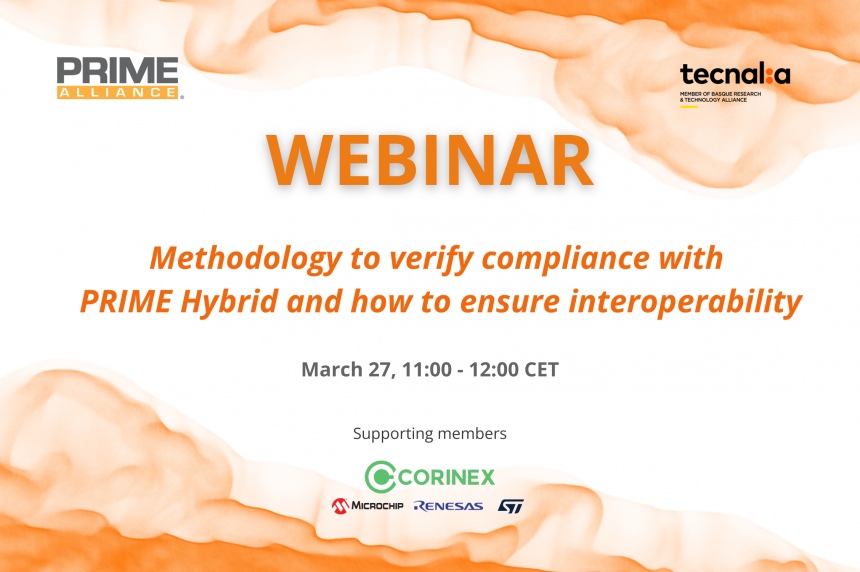 27/03 – PRIME WEBINAR | Methodology to verify compliance with PRIME Hybrid and how to ensure interoperability